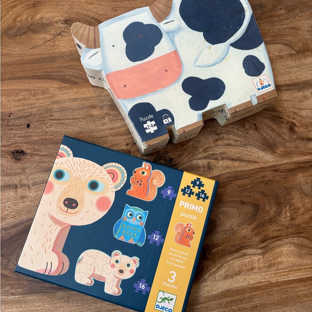 Djeco Puzzle Set - toddlers and up